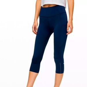 Lululemon Fast & Free high rise crop legging